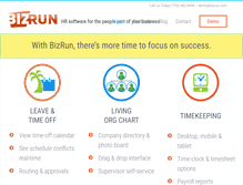 Tablet Screenshot of bizrun.com